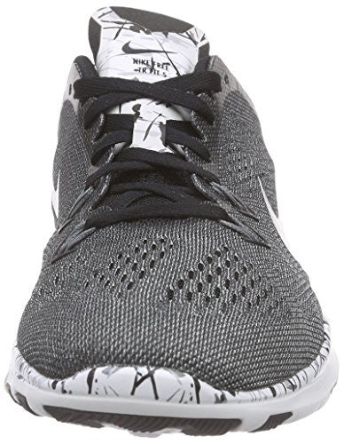 Nike Womens Free 5.0 Tr Fit 5 Prt Training Shoe (8 B(M) US, Black/Mtllc Slver/White/Cl Gry)