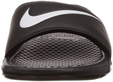 10 US	Nike Benassi Swoosh. Black 312618-011 Mens shoes size: 10 US