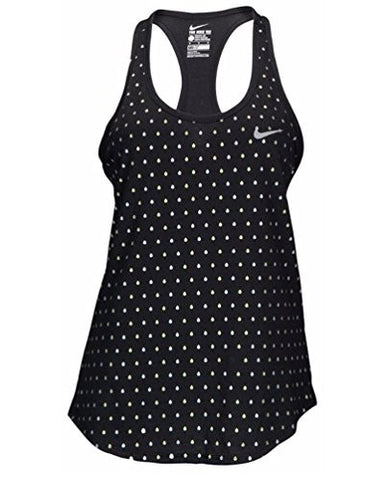 New Nike Womens Dri-Fit Dri-Bland Irridescent Tear Drop Racerback Training Tank (Medium)