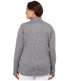 Nike Women's Dri-FIT? Extended Element 1/2 Zip Dark Grey/Heather/Reflective Silver Outerwear 1X