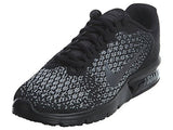 NIKE WOMENS AIR MAX SEQUENT 2 BLACK/MTLC HEMATITE/DARK GREY RUNNING SHOE 8 WOMEN US