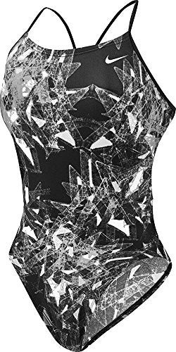 Nike NESS7006 Womens Cut-Out Tank, Black - 30