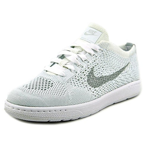 NIKE WOMEN'S TENNIS CLASSIC ULTRA FLYKNIT WHITE/WOLF GREY TENNIS SHOE 10 WOMEN US