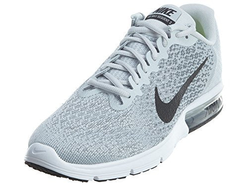 NIKE WOMENS AIR MAX SEQUENT 2 RUNNING SHOE (8, PURE PLATINUM/BLACK/COOL GREY/WOLF GREY)