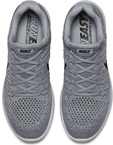 NIKE WOMEN'S LUNAREPIC LOW FLYKNIT 2 WOLF GREY/BLACK/COOL GREY RUNNING SHOE 8.5 WOMEN US