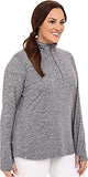 Nike Women's Dri-FIT? Extended Element 1/2 Zip Dark Grey/Heather/Reflective Silver Outerwear 2X
