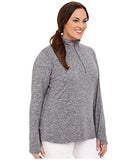 Nike Women's Dri-FIT? Extended Element 1/2 Zip Dark Grey/Heather/Reflective Silver Outerwear 1X