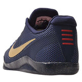 Nike Men's KOBE XI, Midnight Navy / Metallic Gold, 12 M US