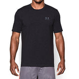 Under Armour Men's Charged Cotton Sportstyle T-Shirt, Black/Steel, Medium