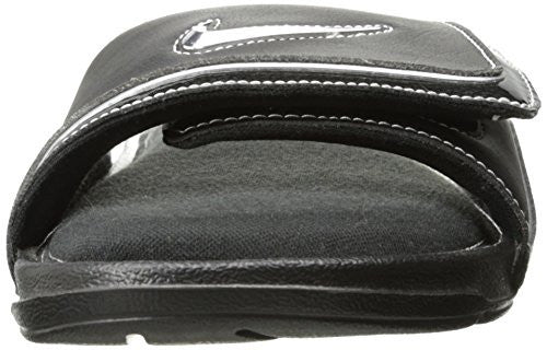 NIKE COMFORT SLIDE 2 MEN's Black/Metallic Silver/White - 11