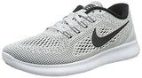 NIKE WOMEN'S FREE RN RUNNING SHOE WHITE/BLACK/PURE PLATINUM 7.5