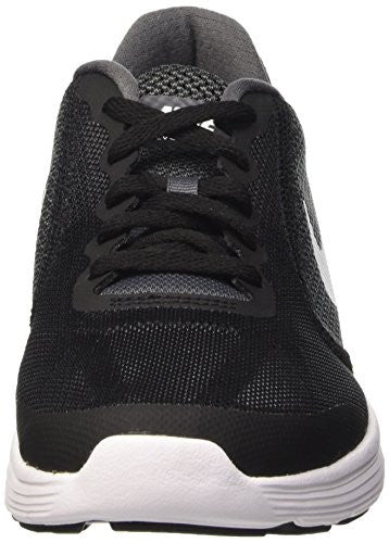 Boys' Nike Revolution 3 (GS) Running Shoe Dark Grey/White-Black-Pure Platinum 4.5Y
