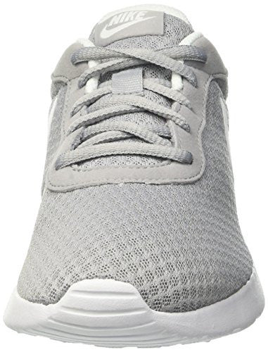 Nike Womens Tanjun Running Sneaker Wolf Grey/White 8