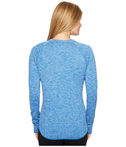 Nike Women's Therma Sphere Element Running Top Blue Medium