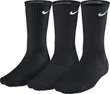 Nike Cotton Cushion Crew Socks - X-Large (Men's Size 12-15) - Black (Pack of 3)