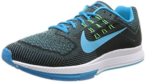 Nike Men's Air Zoom Structure 18 Blue Lagoon/Clrwtr/Blk/Flsh Lm Running Shoe 9.5 Men US