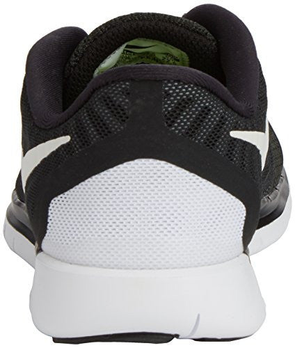 Nike Kids Free 5.0 Black/White/Dark Grey/Cl Grey Running Shoe 6 Kids US