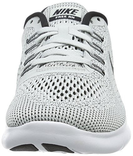 NIKE WOMEN'S FREE RN RUNNING SHOE WHITE/BLACK/PURE PLATINUM 7.5