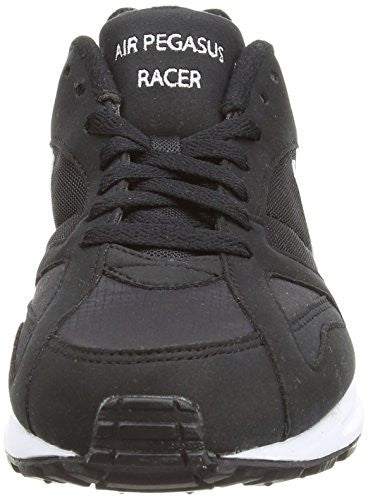 nike air pegasus new racer mens trainers 705172 sneakers shoes (US 11.5, black white neutral grey 001)