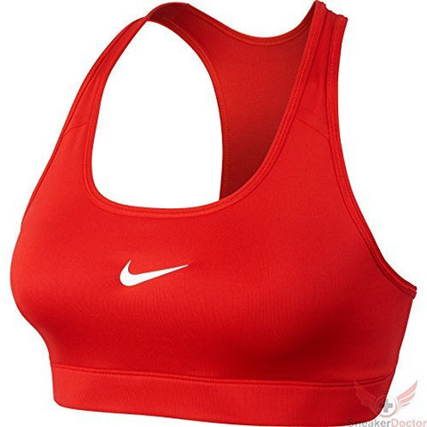 Nike Women's Pro Victory Compression Sports Bra (X-Small, red)
