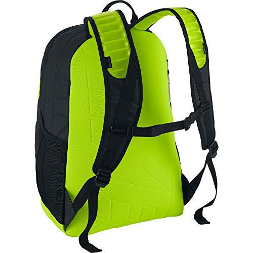 Nike Max Air Vapor Backpack Black/Volt/Metallic Silver Size Large