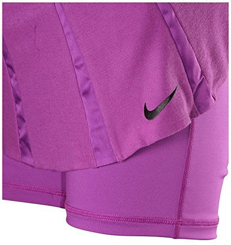Nike Women's Dri-Fit Premier Maria Sharapova Tennis Skirt-Purple-Large