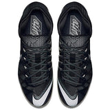 Nike Mens CJ3 Elite TD Football Cleats Black Silver 10