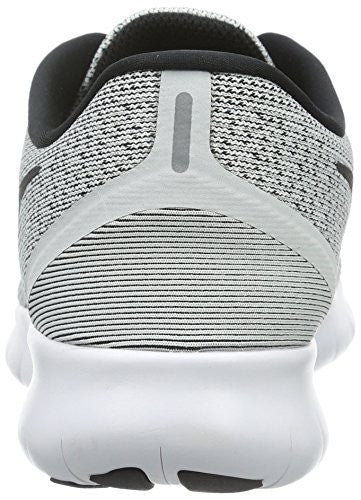NIKE WOMEN'S FREE RN RUNNING SHOE WHITE/BLACK/PURE PLATINUM 7.5