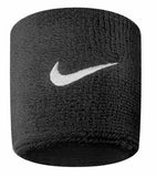 Nike Swoosh Wristbands (Black/White, Osfm)