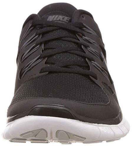 Nike Women's Free 5.0+ Running Shoe, Black/Metallic Silver/Dark Grey/White, 6 B(M) US