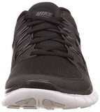 Nike Women's Free 5.0+ Black/Mtllc Silver/Drk Gry/Wht Running Shoe 7.5 Women US