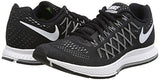 Nike Womens Air Zoom Pegasus 32 Black/White/Pure Platinum Running Shoe 7 US