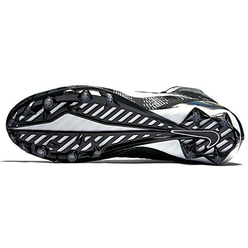 Nike Mens CJ3 Elite TD Football Cleats Black Silver 10