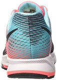 NIKE WOMENS AIR ZOOM PEGASUS 33 BLACK/BLACK LAVA GLOW RUNNING SHOE 8 WOMEN US