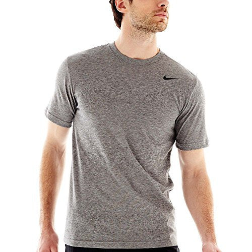 Nike Men's Dry Dfc 2.0 Tee, Carbon Heather/Carbon Heather/White, Medium