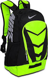 Nike Max Air Vapor Backpack Black/Volt/Metallic Silver Size Large