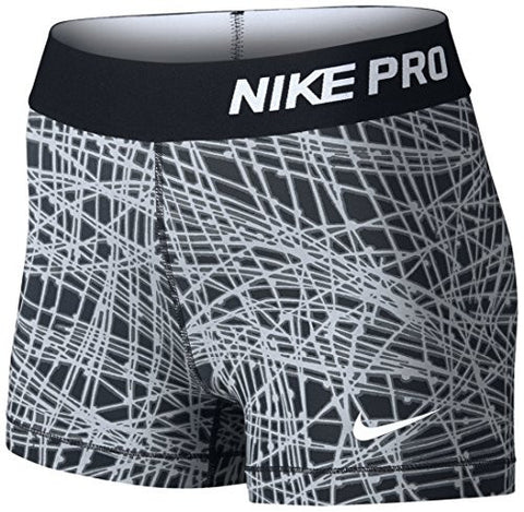 NIKE PRO COOL 3 SHORT TRACER (Small, BLACK/WOLF GREY/BLACK/WHITE)