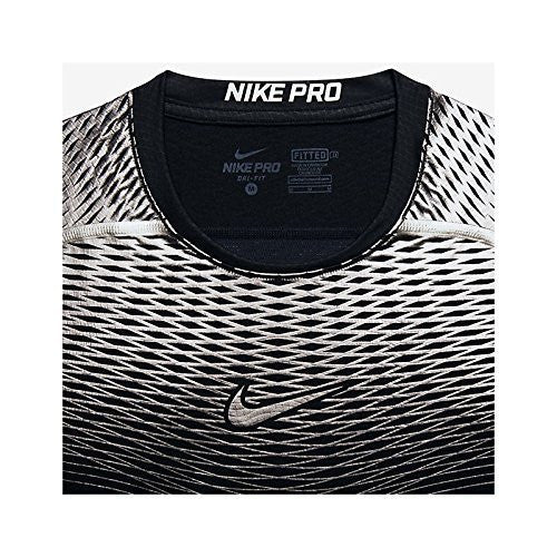 nike pro Black hypercool max fitted training shirt size large